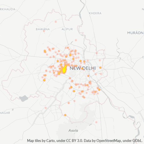 110028 Business Density Heatmap