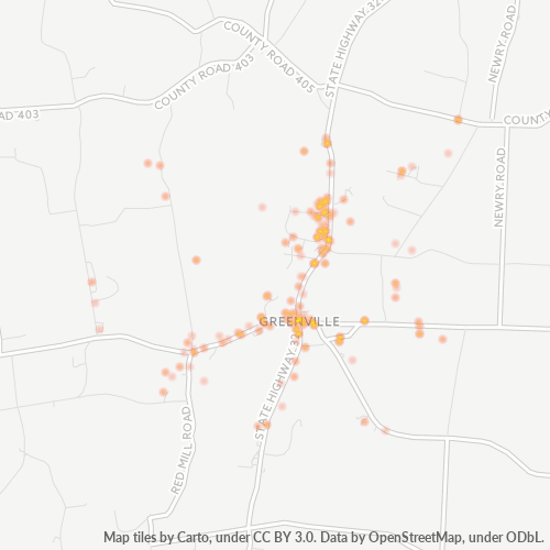 12083 Business Density Heatmap