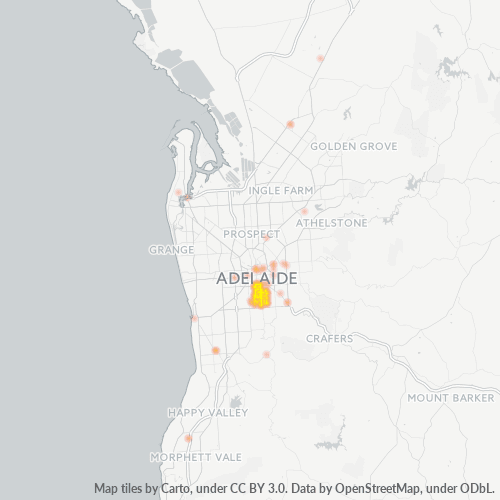 5061 Business Density Heatmap