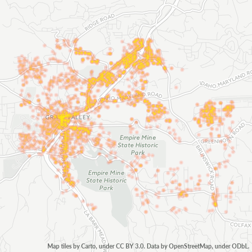 95945 Business Density Heatmap