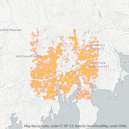 06902 Business Density Heatmap