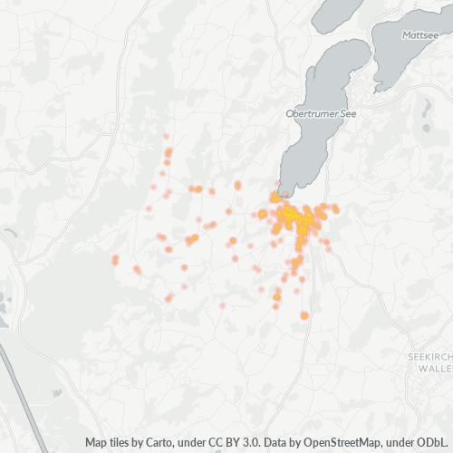 Heatmap für postleitzahl 5162