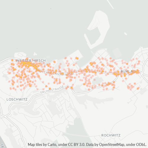 Heatmap für plz 01324