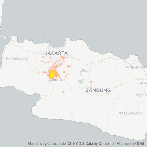 16610 Peta Panas Densitas Bisnis