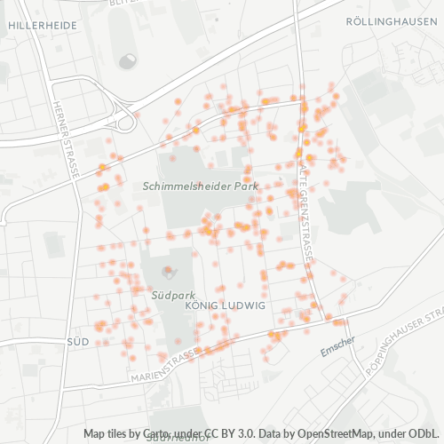 45663 Standortdichte-Heatmap