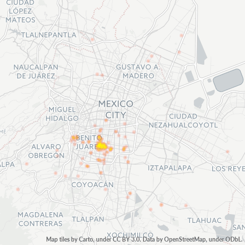 03630 Mapa de calor de densidad empresarial 03630 Mapa de calor de densidad empresarial