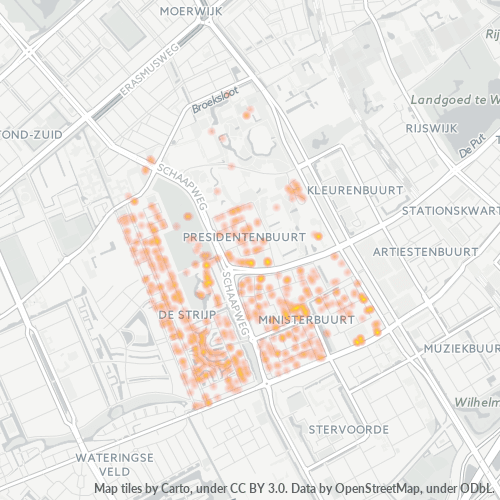 2285 Heatmap Bedrijfsdichtheid