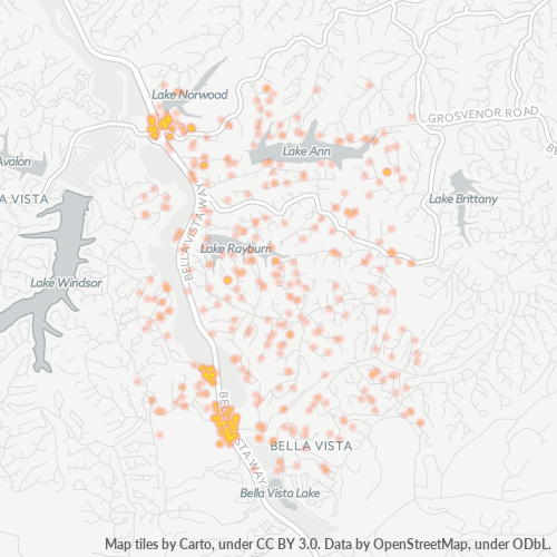 72714 Business Density Heatmap