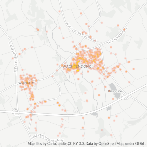 Heatmap für plz 47669