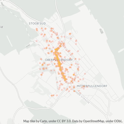 Heatmap für postleitzahl 7350