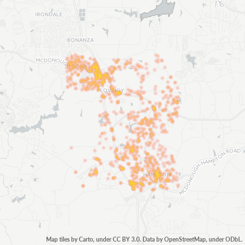 30228 Business Density Heatmap
