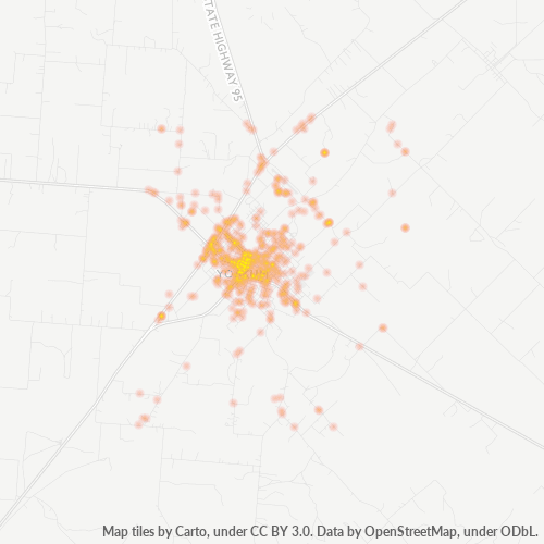 77995 Business Density Heatmap