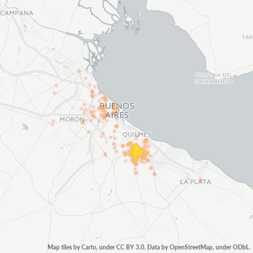 1888 Heatmap de Densidade da Empresa