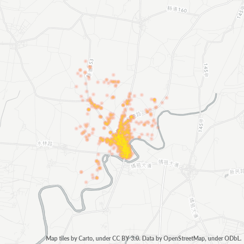 651 商業密度熱圖