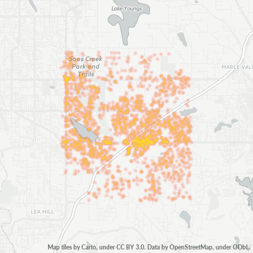 98042 Business Density Heatmap