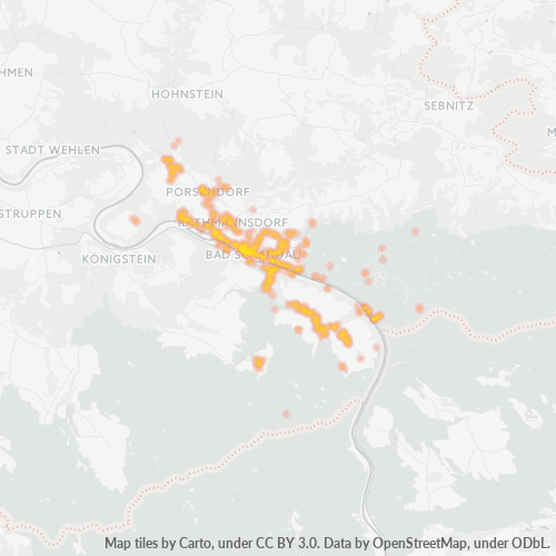 Heatmap für plz 01814