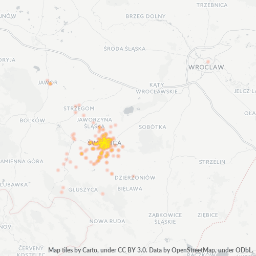 58-100 Mapa intensywności działalności gospodarczej