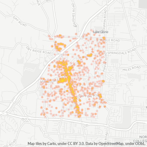 45251 Business Density Heatmap