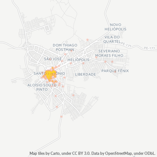 55293-000 Heatmap de Densidade da Empresa