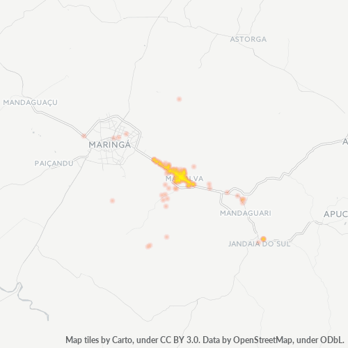 86990-000 Heatmap de Densidade da Empresa