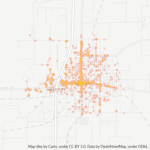 62812 Business Density Heatmap