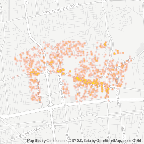 11738 Business Density Heatmap