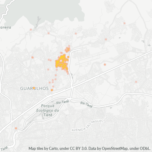 07140-000 Heatmap de Densidade da Empresa