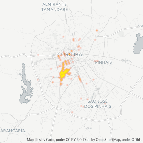 80610-000 Heatmap de Densidade da Empresa