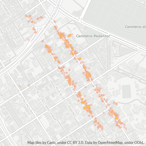 05409-000 Heatmap de Densidade da Empresa