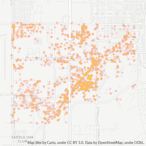 34474 Business Density Heatmap