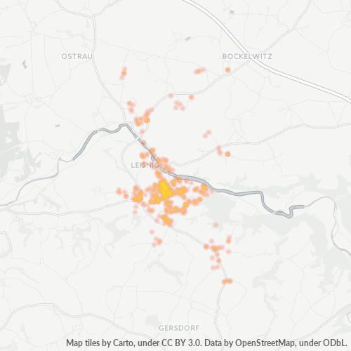 Heatmap für plz 04703