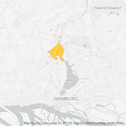 Heatmap für plz 20249