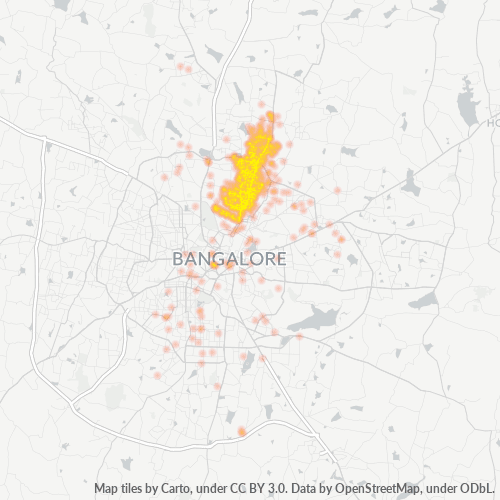 560045 Business Density Heatmap