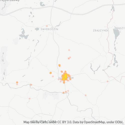 66-100 Mapa intensywności działalności gospodarczej