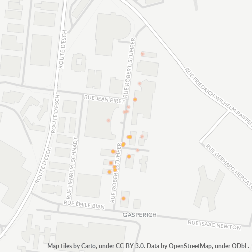 2557 Business Density Heatmap