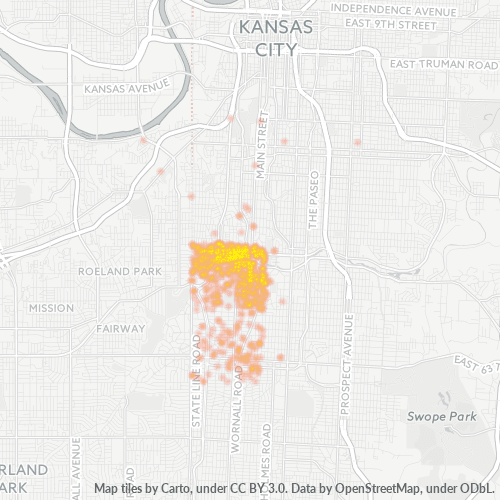 64112 Business Density Heatmap