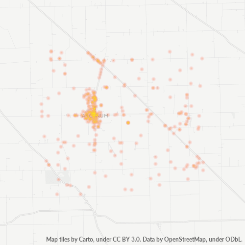 45304 Business Density Heatmap