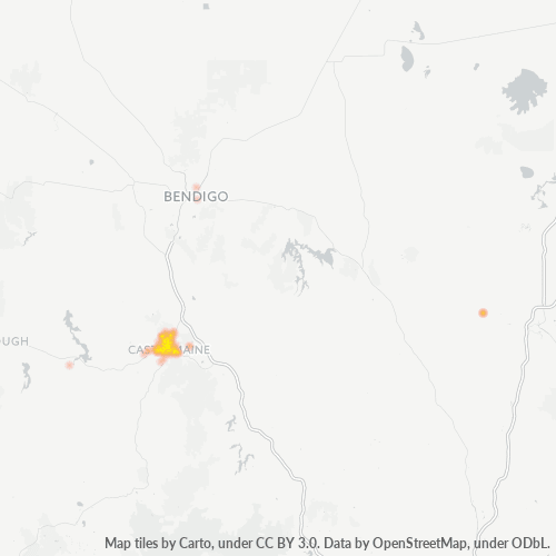 3450 Business Density Heatmap