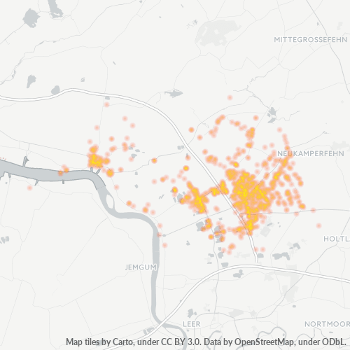 Heatmap für plz 26802
