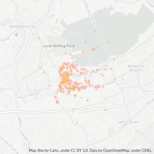 07946 Business Density Heatmap