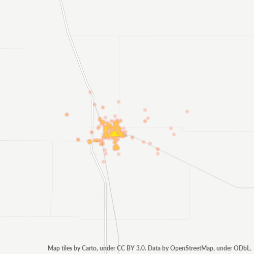 79088 Business Density Heatmap