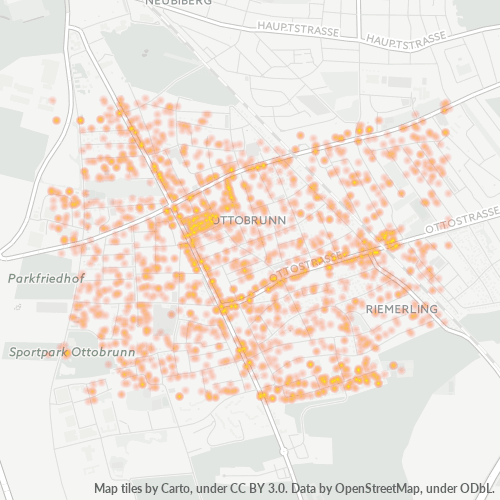 85521 Standortdichte-Heatmap