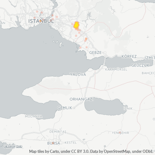 34935 Şirket Yoğunluğu Isı Haritası