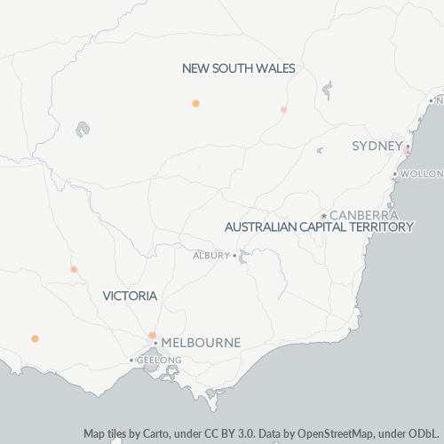 2303 Business Density Heatmap