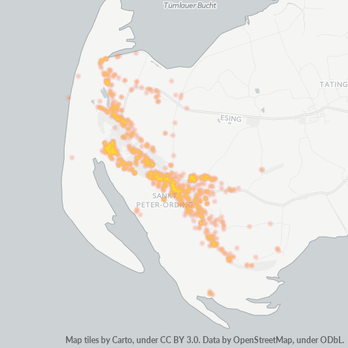 Heatmap für plz 25826