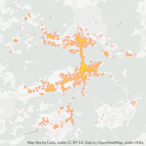 Heatmap für plz 58840