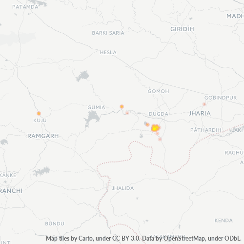 827004 व्यावसायिक घनत्व हीटमैप