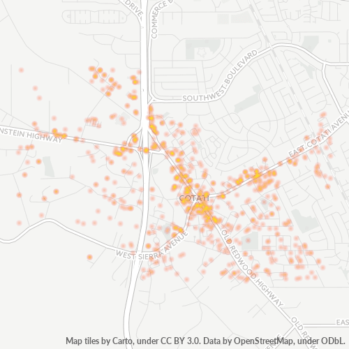 94931 Business Density Heatmap