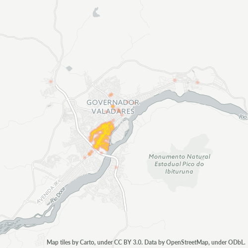 35030-000 Heatmap de Densidade da Empresa