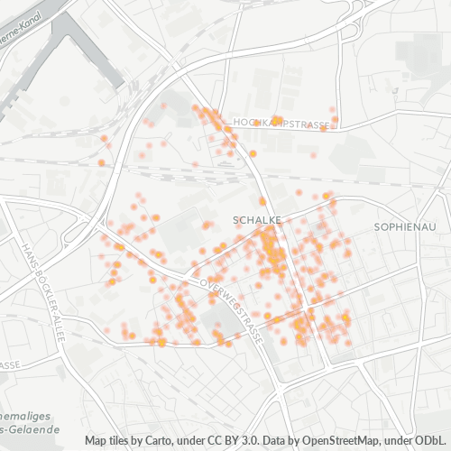 45881 Standortdichte-Heatmap